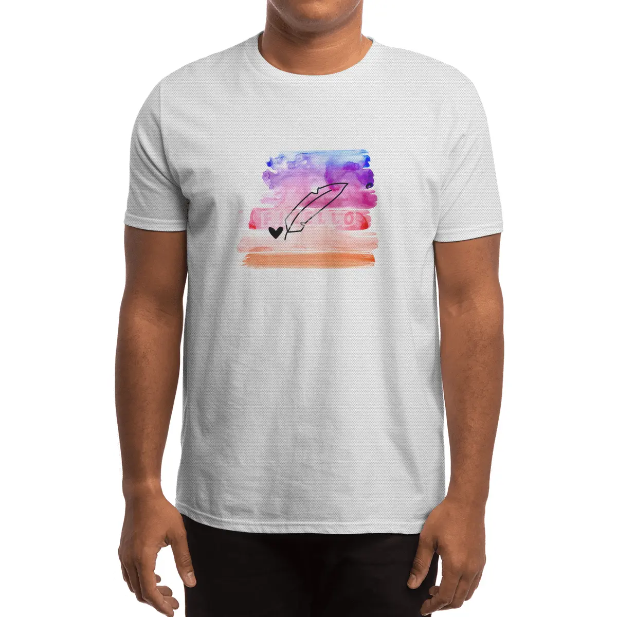 Coloured Ink Spor T-Shirt