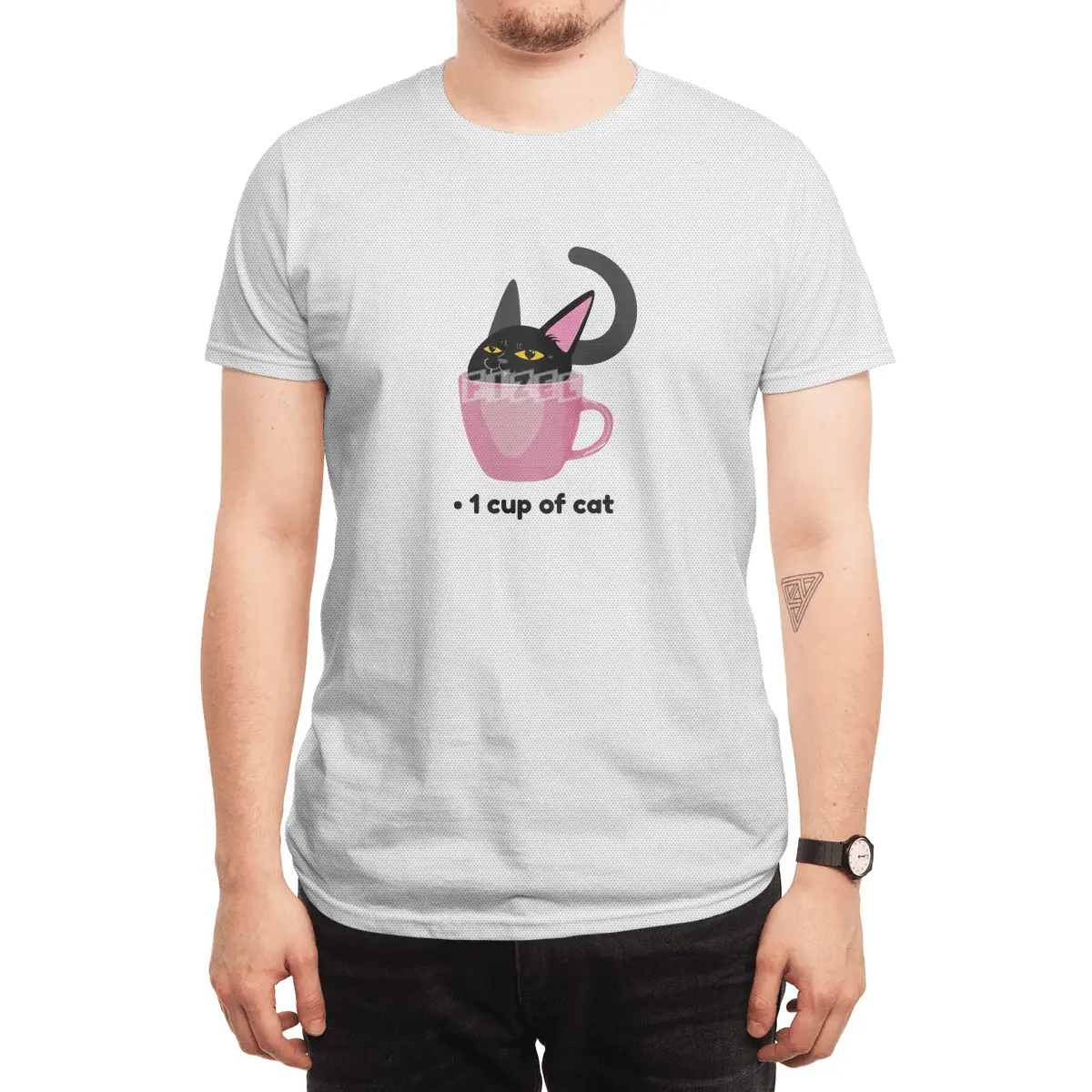 1 Cup Of Cat Spor T-Shirt