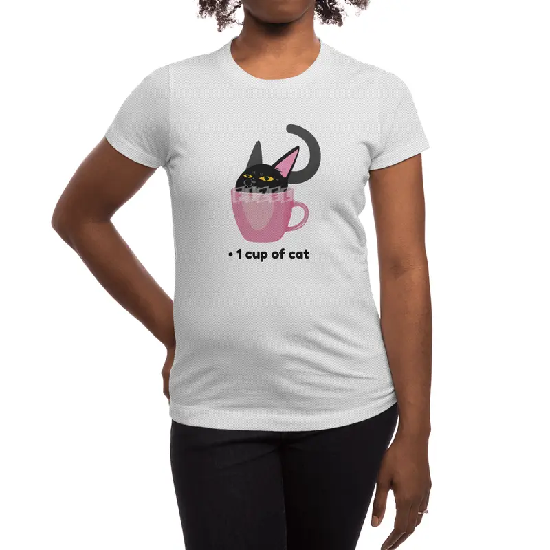 1 Cup Of Cat Spor T-Shirt