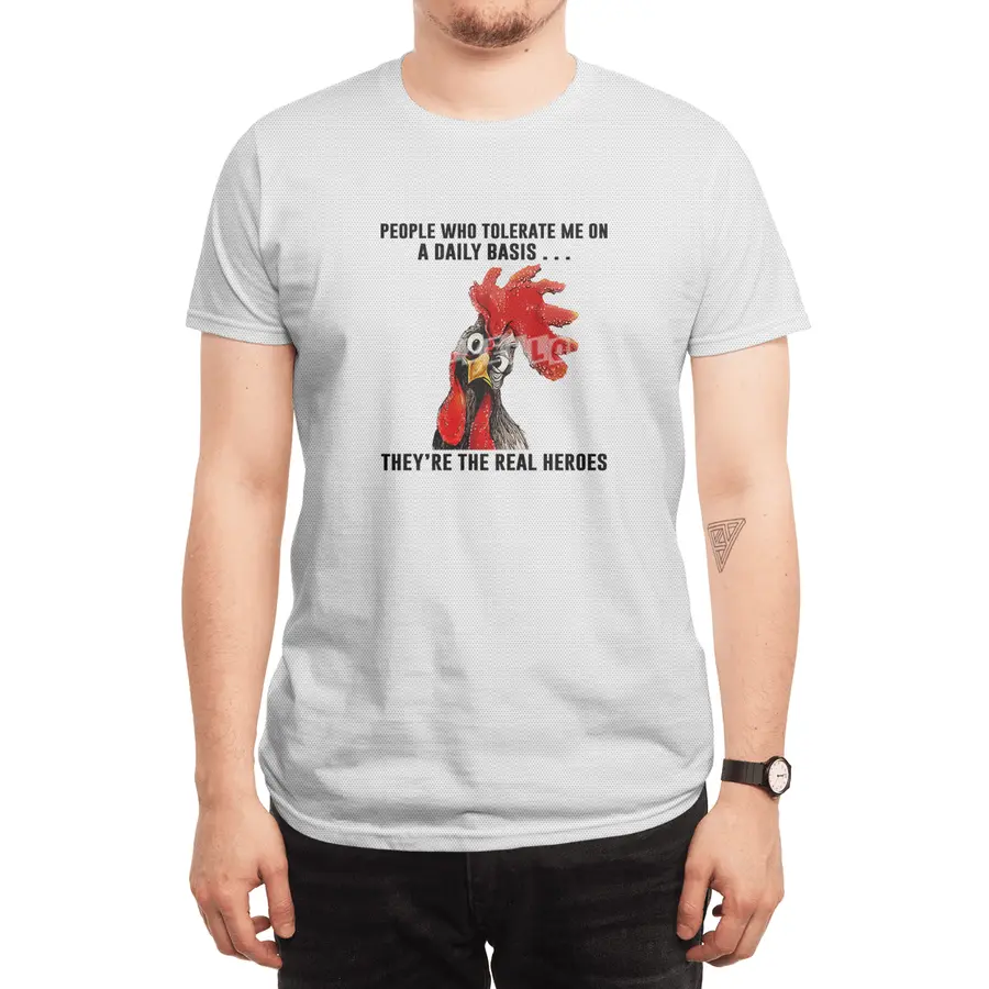 PEOPLE WHO TOLERATE ME ON A DAILY BASIS Chicken Spor T-Shirt