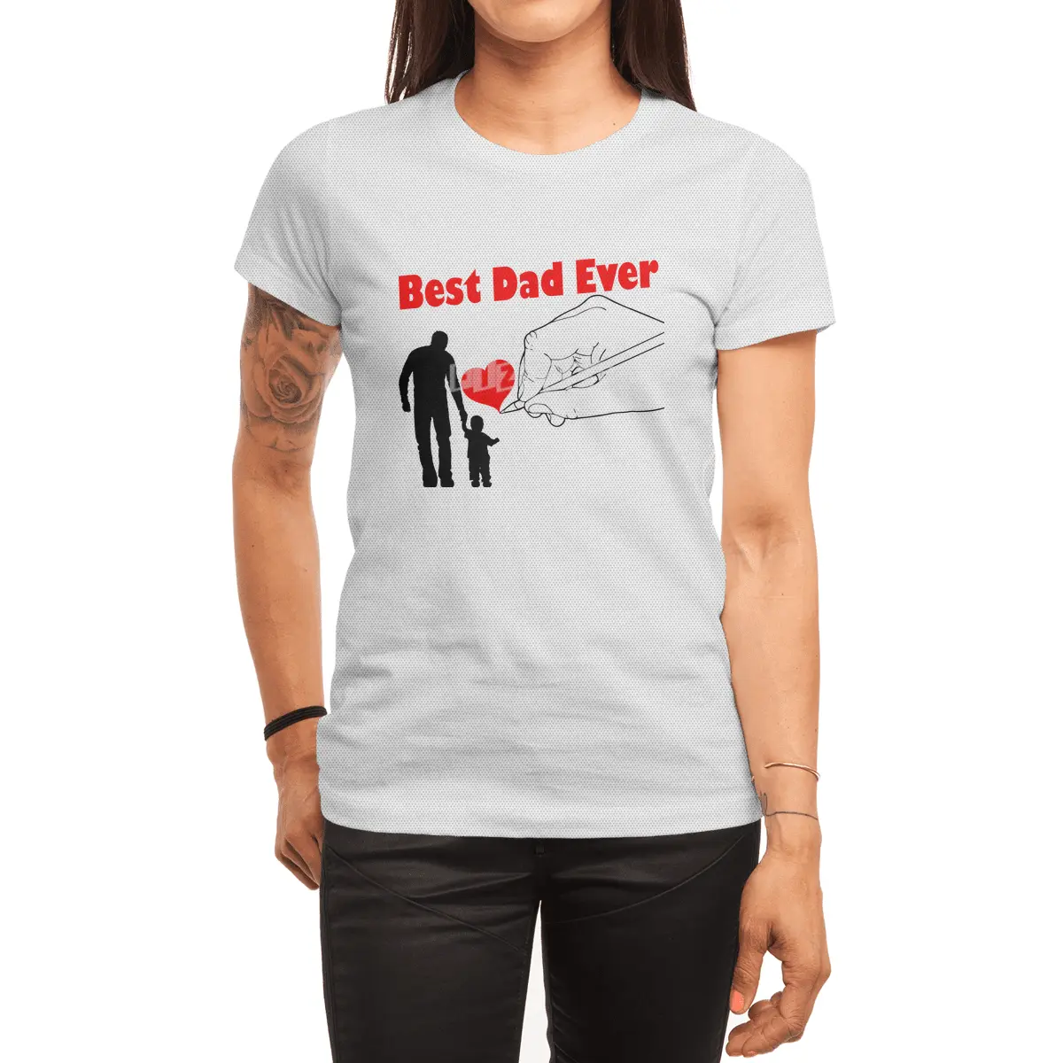Best Dad Ever Spor T-Shirt