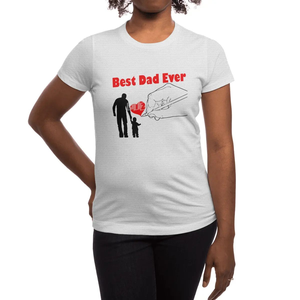 Best Dad Ever Spor T-Shirt
