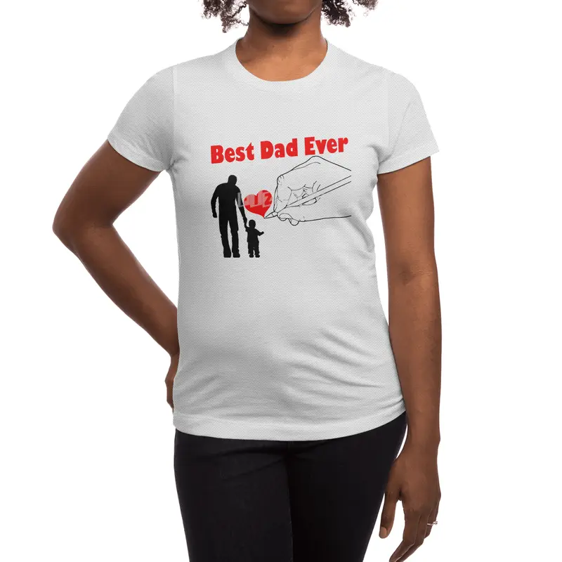 Best  Dad Ever Spor T-Shirt