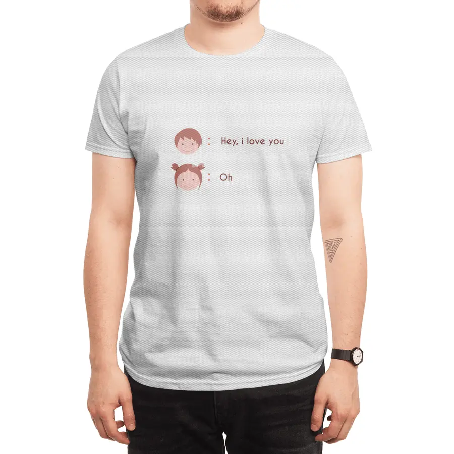 Hey, i love you Spor T-Shirt