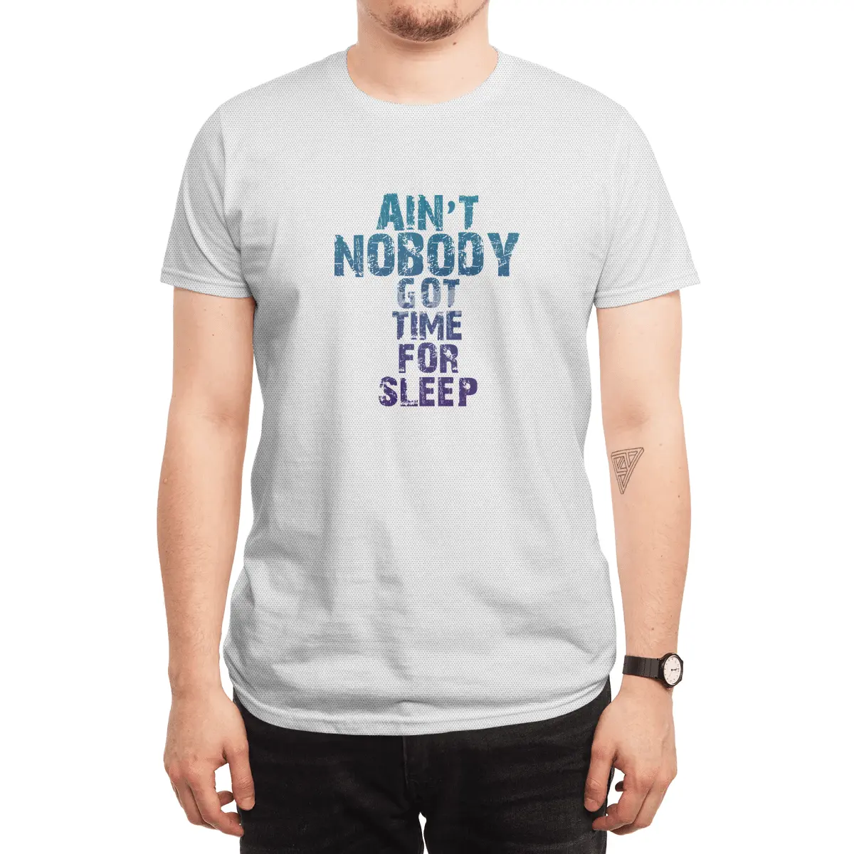 AIN'T NOBODY GOT TIME FOR SLEEP Spor T-Shirt