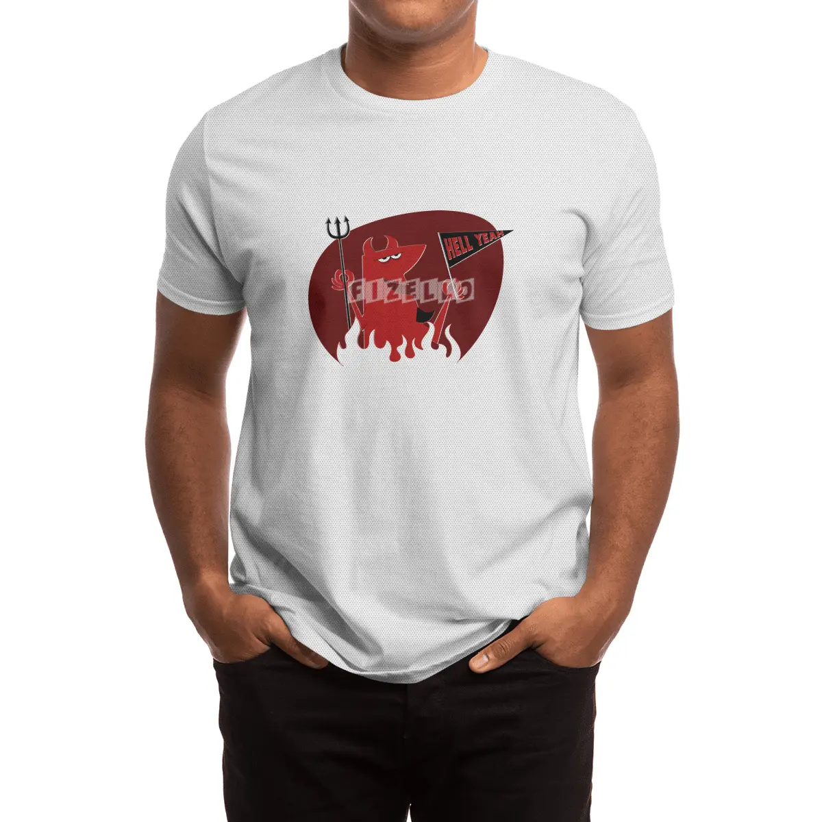 hell yeah! Spor T-Shirt