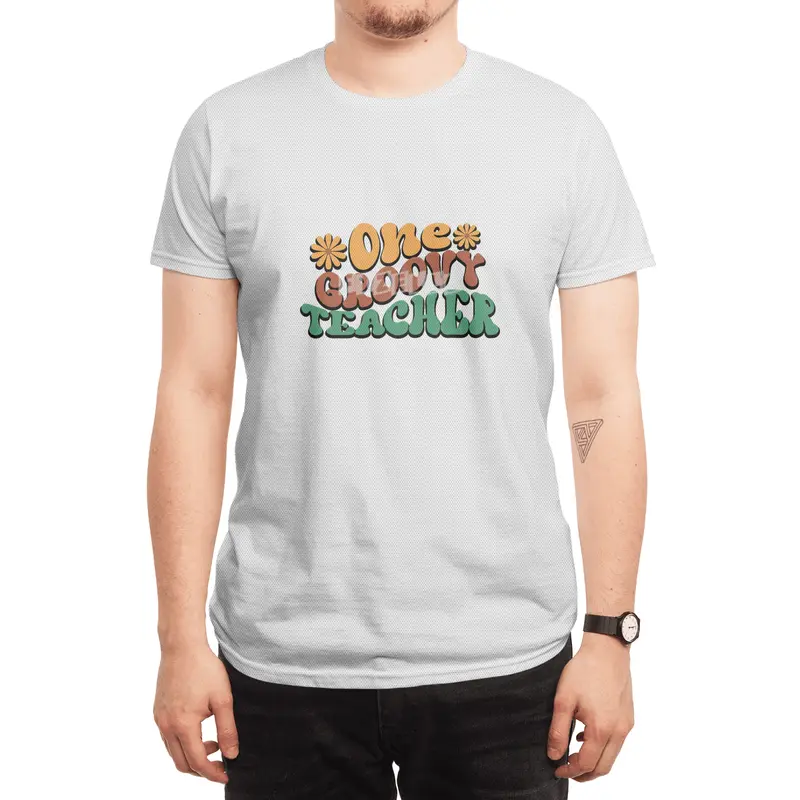 One Groovy Teacher Spor T-Shirt