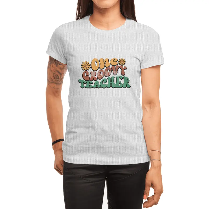 One Groovy Teacher Spor T-Shirt