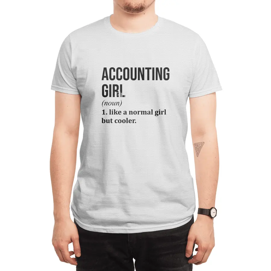 Accounting Girl Funny Saying Spor T-Shirt