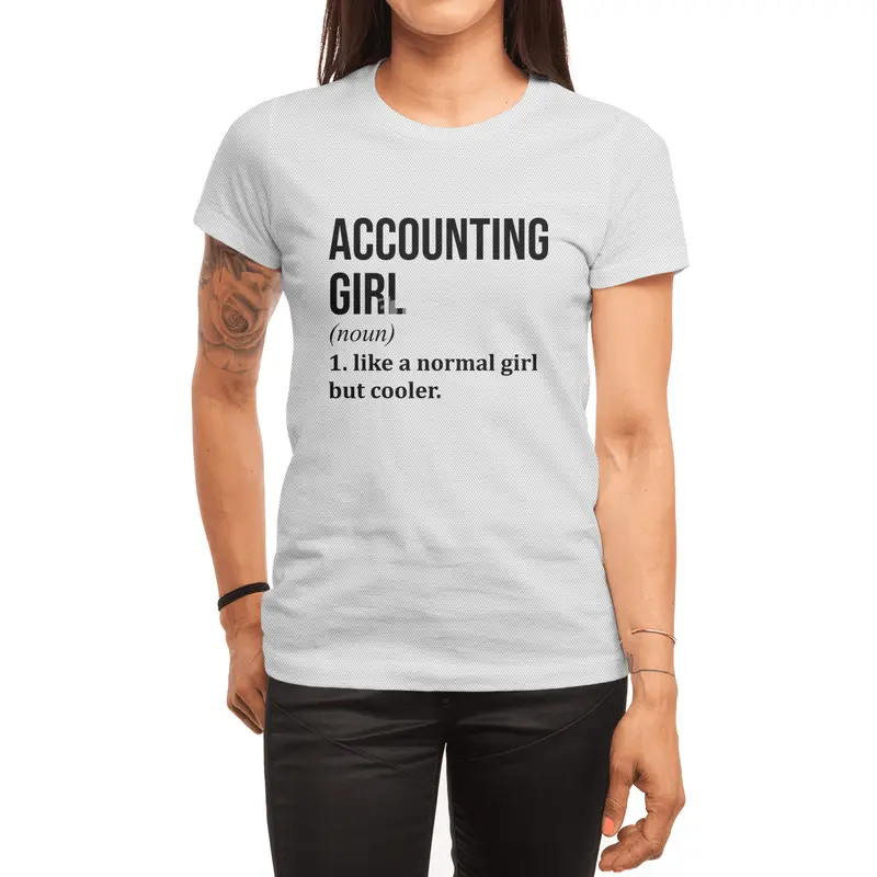 Accounting Girl Funny Saying Spor T-Shirt