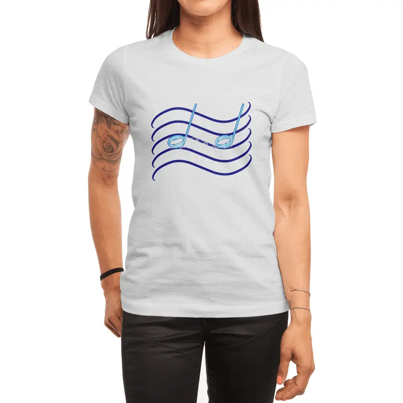 Music Wave Illusion Spor T-Shirt
