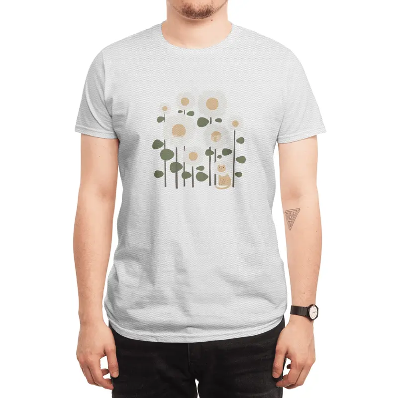 Cat and Plant 6: Flower cat Spor T-Shirt