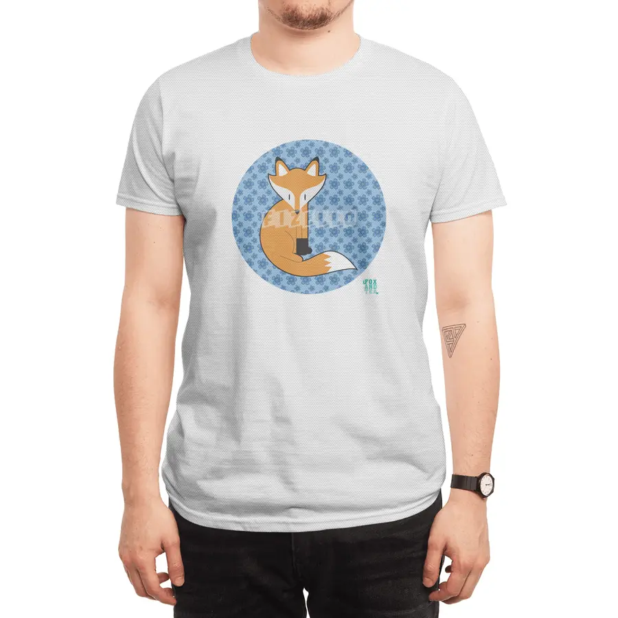 Fox And Tea_ flower power Spor T-Shirt