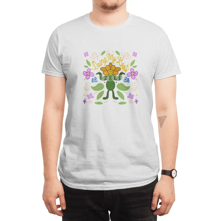 Doing My Best Flower 2.0 Spor T-Shirt