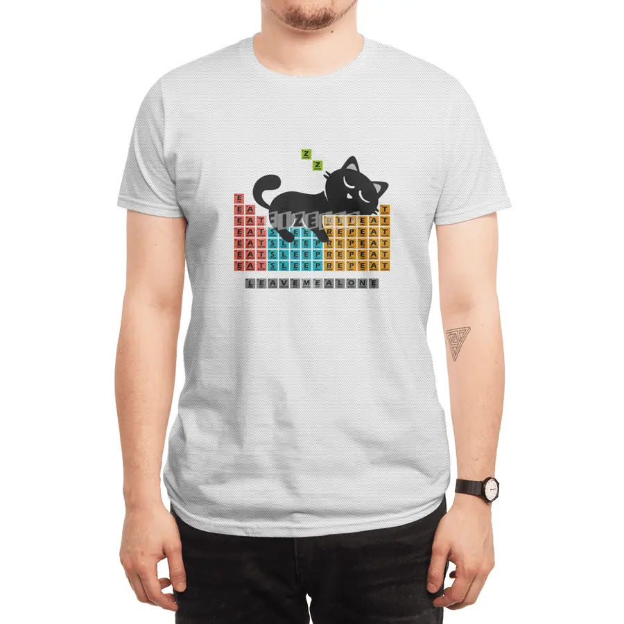 Cat Periodic Table Spor T-Shirt