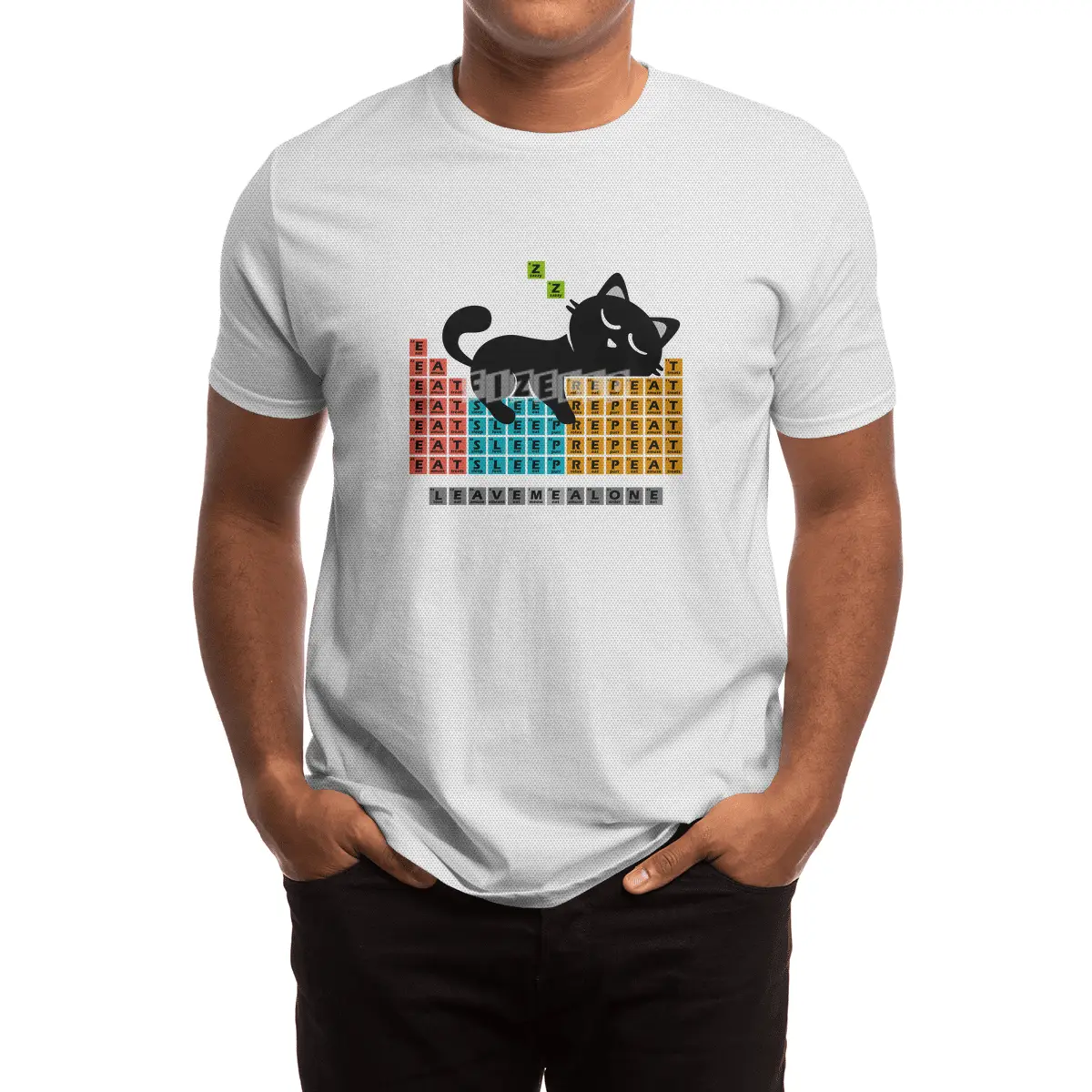Cat Periodic Table Spor T-Shirt