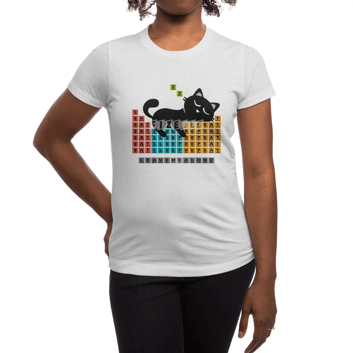Cat Periodic Table Spor T-Shirt