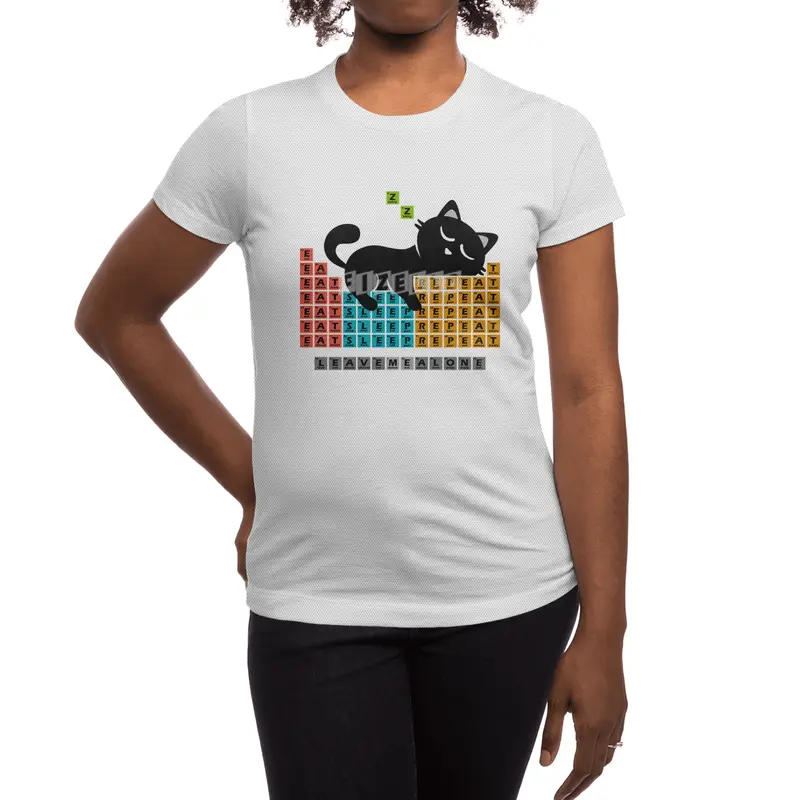 Cat Periodic Table Spor T-Shirt