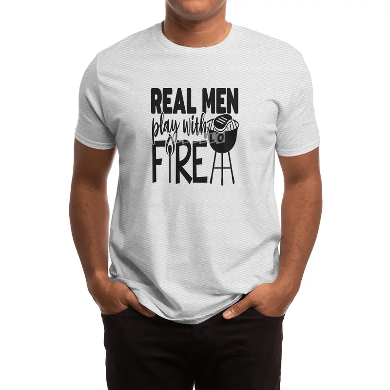 Real Men Play with Fire Spor T-Shirt