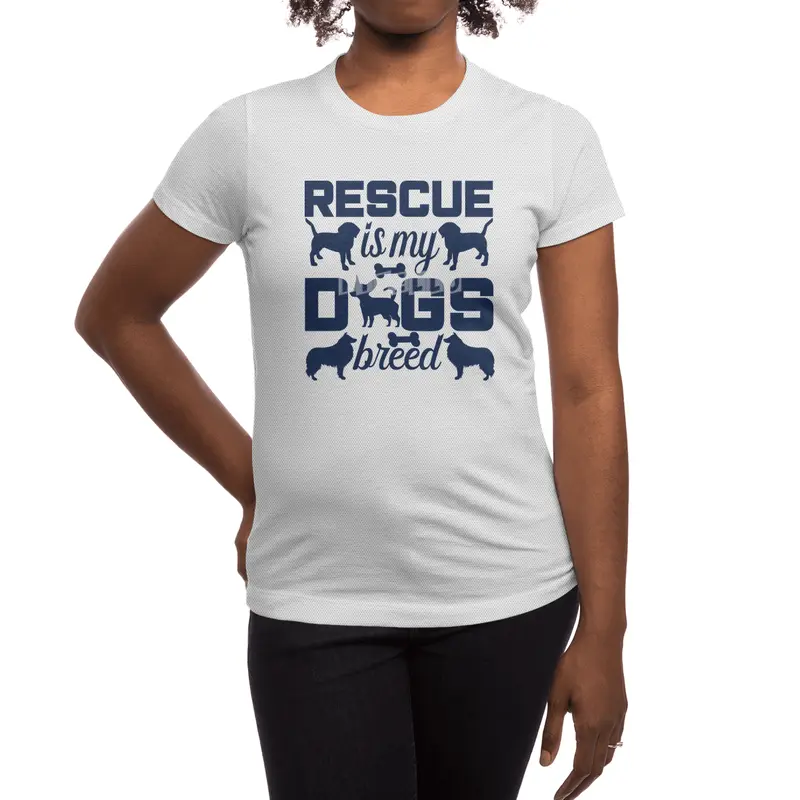 Rescue is My Dogs Breed Spor T-Shirt