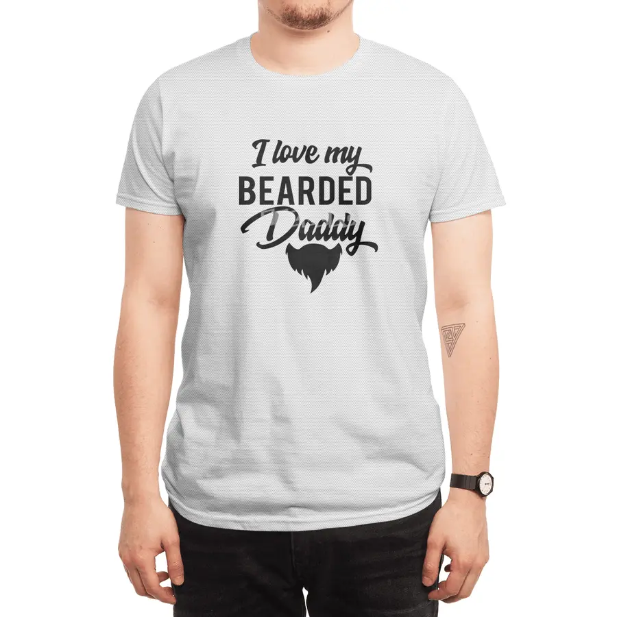 I Love My Bearded Daddy Spor T-Shirt