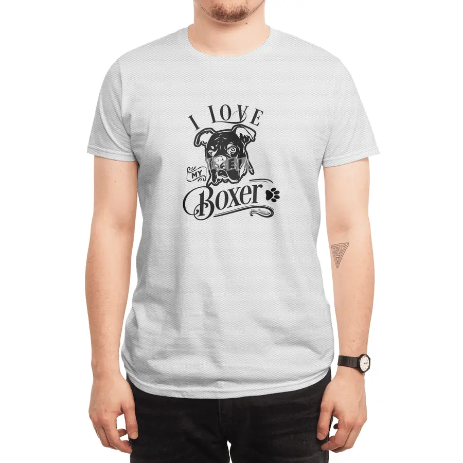 I Love My Boxer Spor T-Shirt