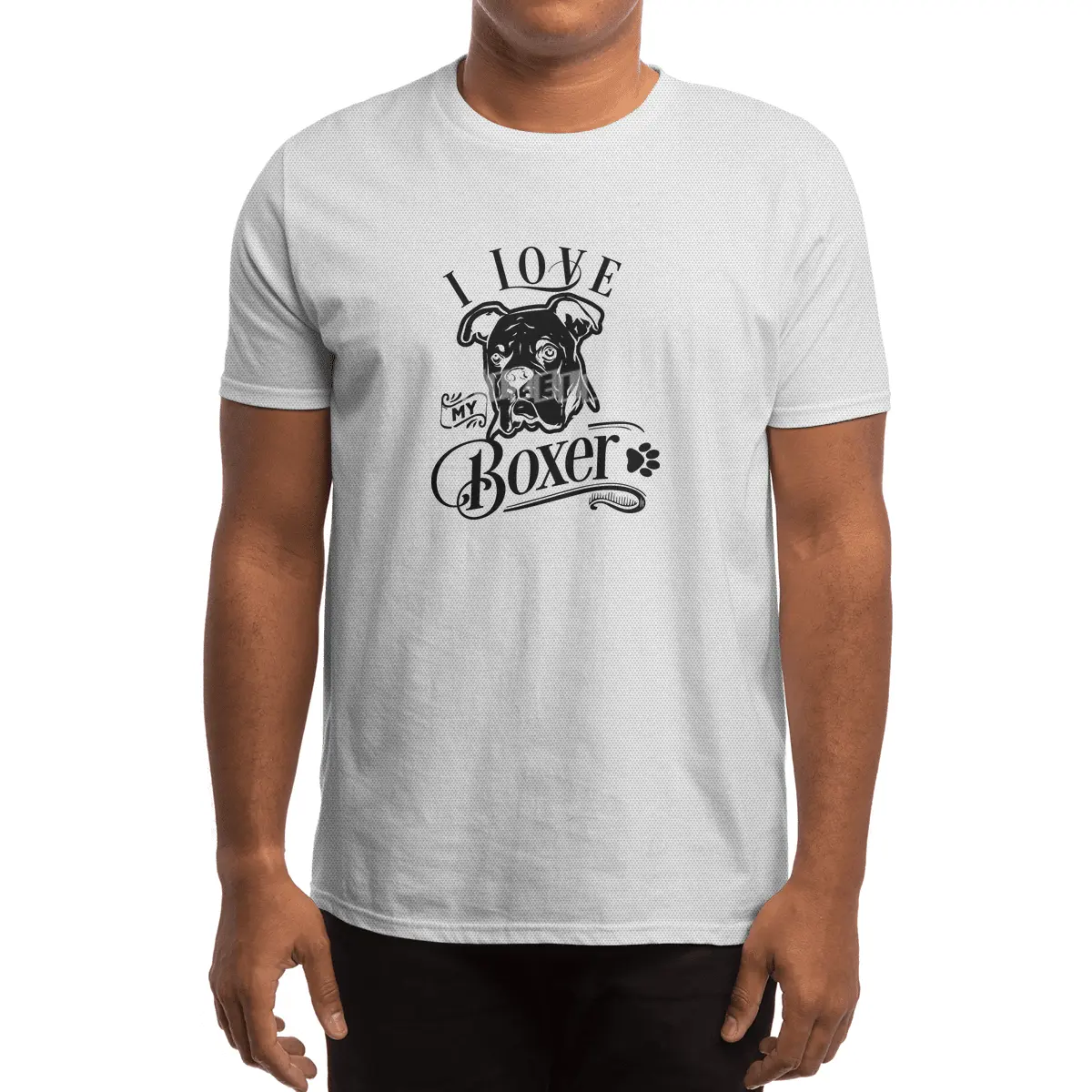 I Love My Boxer Spor T-Shirt