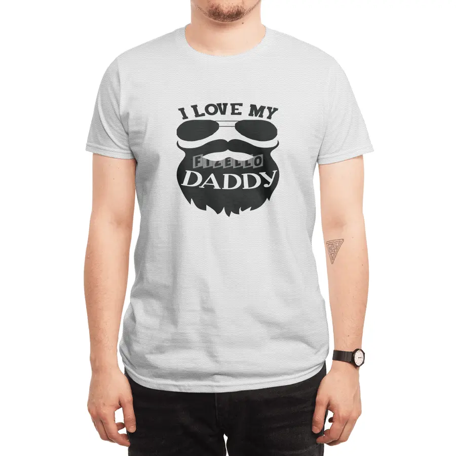 I Love My Daddy Spor T-Shirt