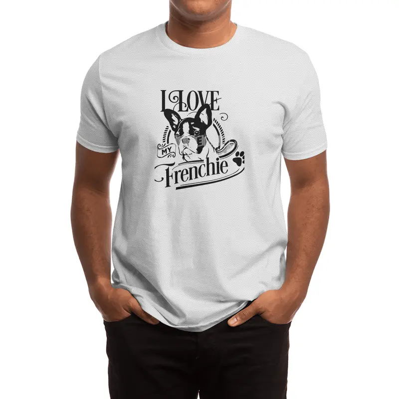 I Love My Frenchie Spor T-Shirt