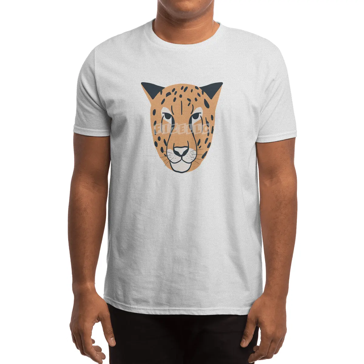 Abstract Cheetah Spor T-Shirt