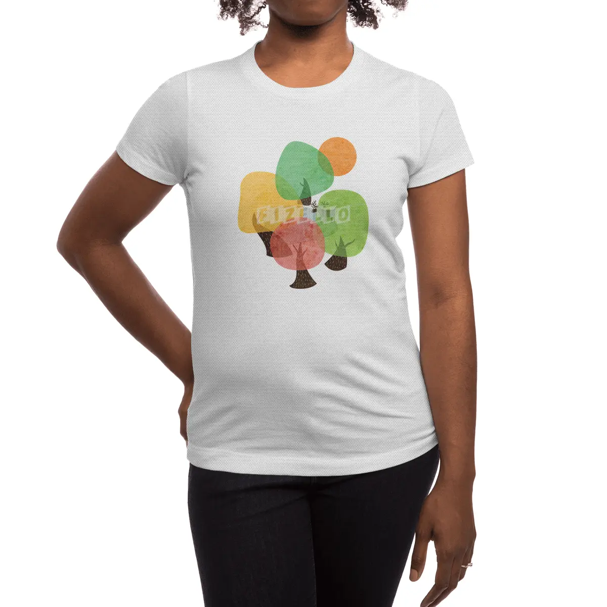 Abstract Woods Spor T-Shirt