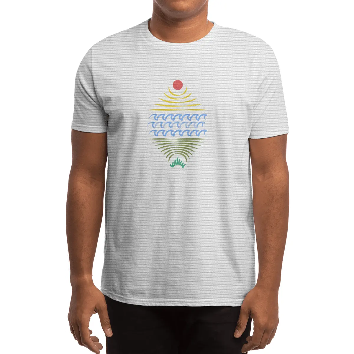 ABSTRACT SUNSET 4 Spor T-Shirt