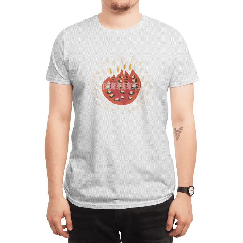 Abstract Red Tulip Spor T-Shirt