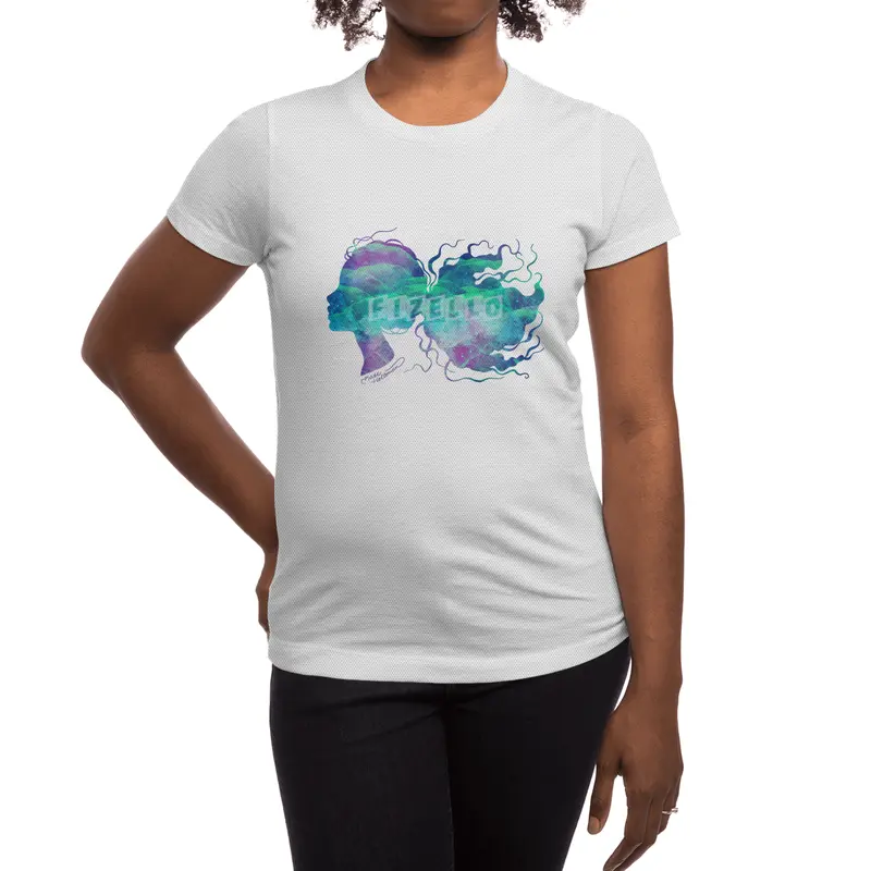Feel the wind - Abstract Portrait Spor T-Shirt