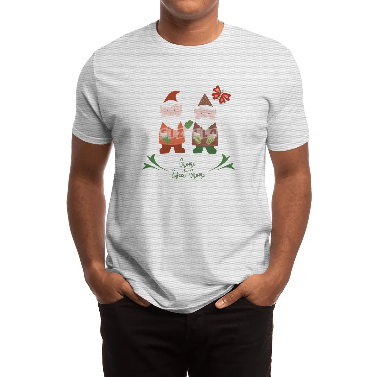 Gnome Sweet Gnome Cute Garden Gnomes Spor T-Shirt