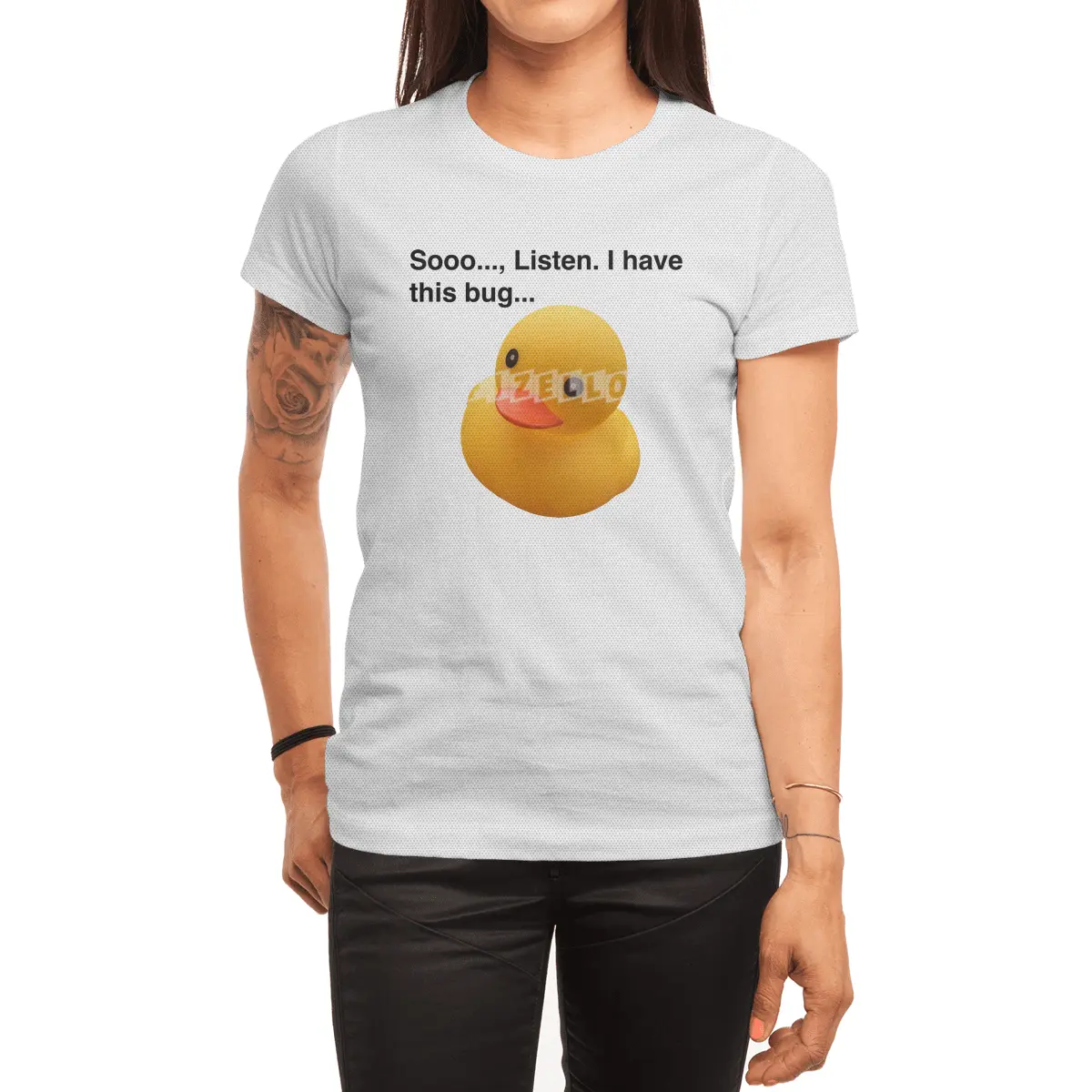 Programming Duck Spor T-Shirt