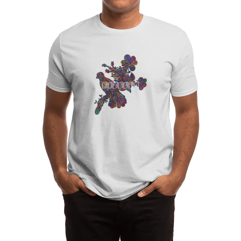 Rainbow Bird Spor T-Shirt