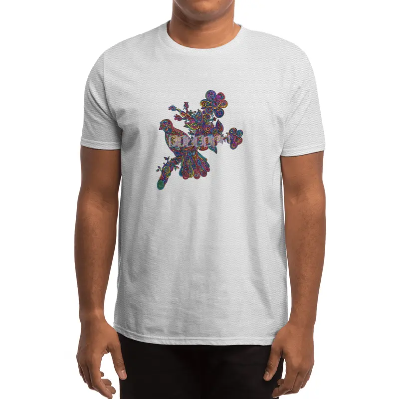 Rainbow Bird Spor T-Shirt
