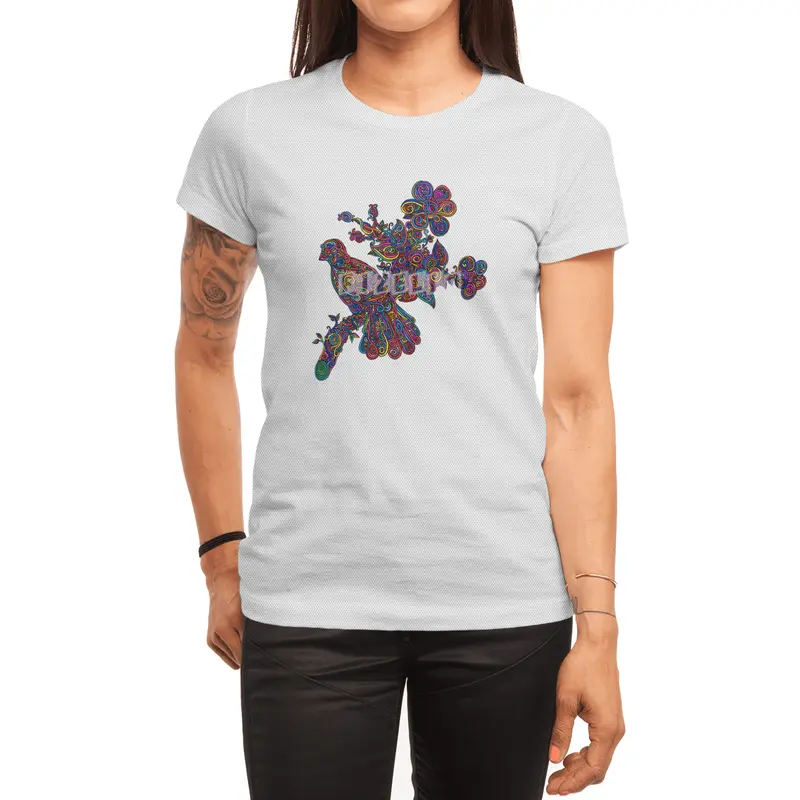 Rainbow Bird Spor T-Shirt