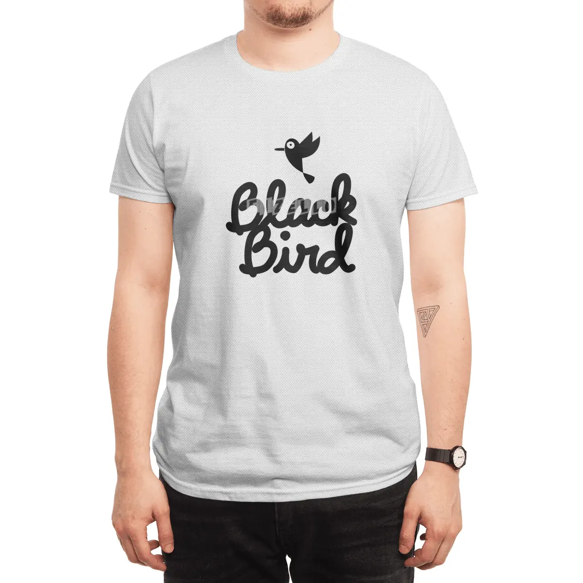 Black Bird Spor T-Shirt