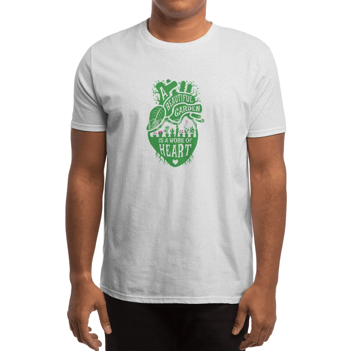 A Beautiful Garden Is A Work Of Anatomical Plant Lover Heart Spor T-Shirt