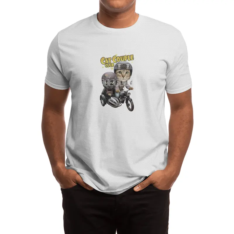 CAT COUPLE CLUB Spor T-Shirt