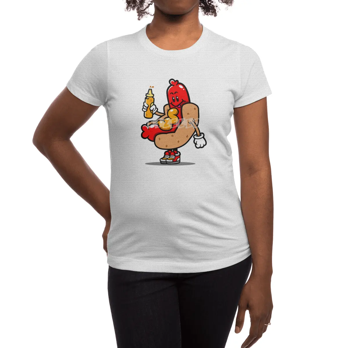 Hot Dog Kid Spor T-Shirt