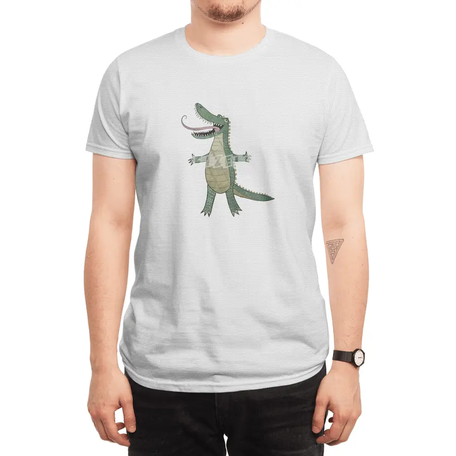 Cute crocodile illustration Spor T-Shirt