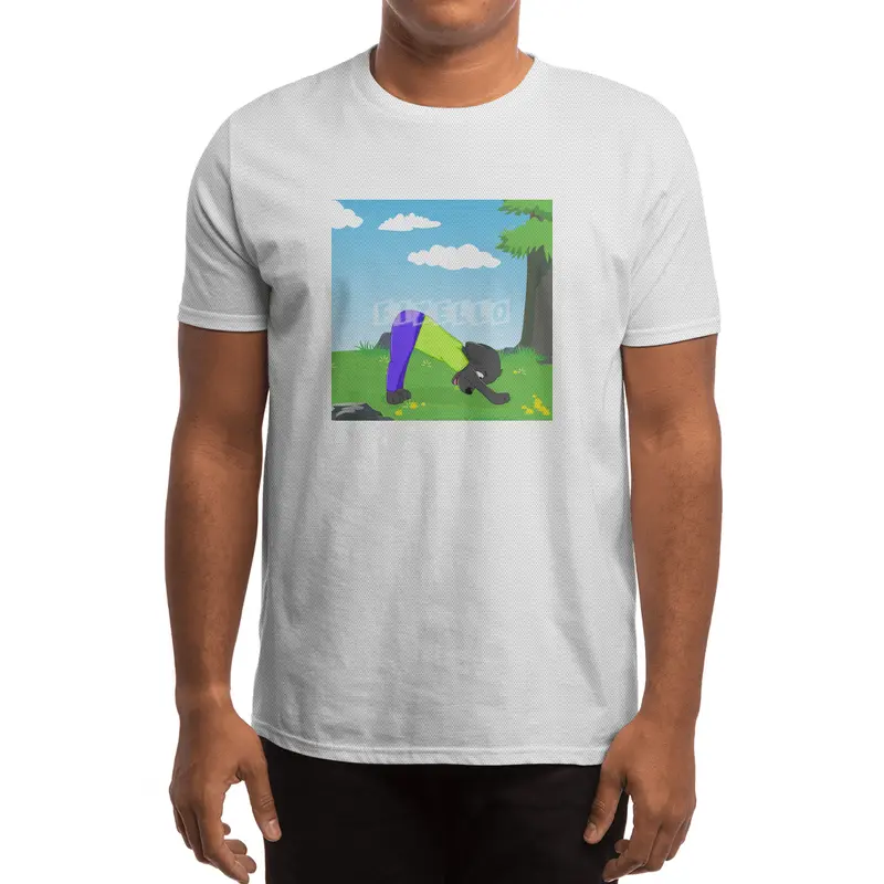 Black Labrador Retriever Spotlights the Yoga Downward Facing Dog Pose Spor T-Shirt