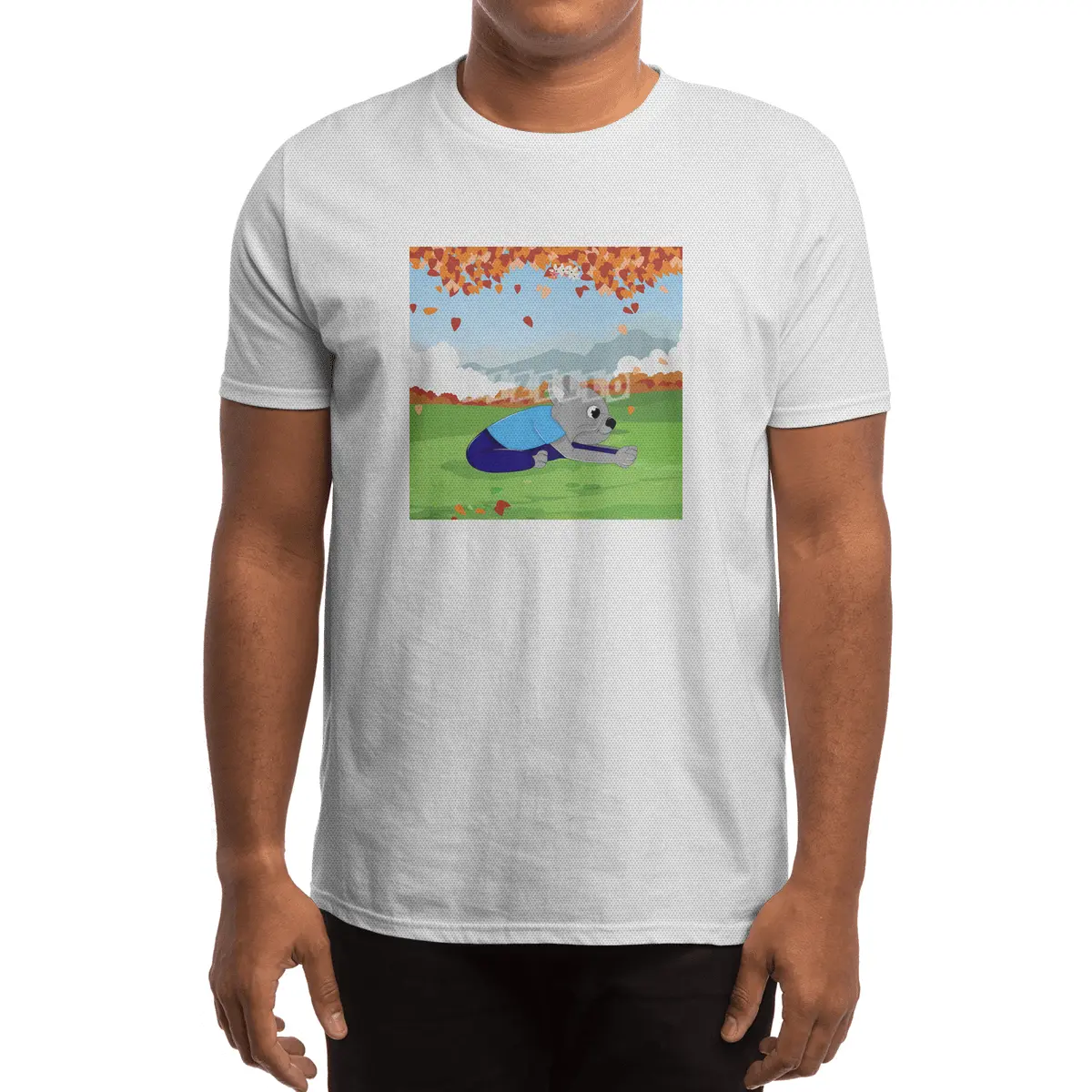 Bulldog Head to Knee Forward Bend Yoga Pose Spor T-Shirt