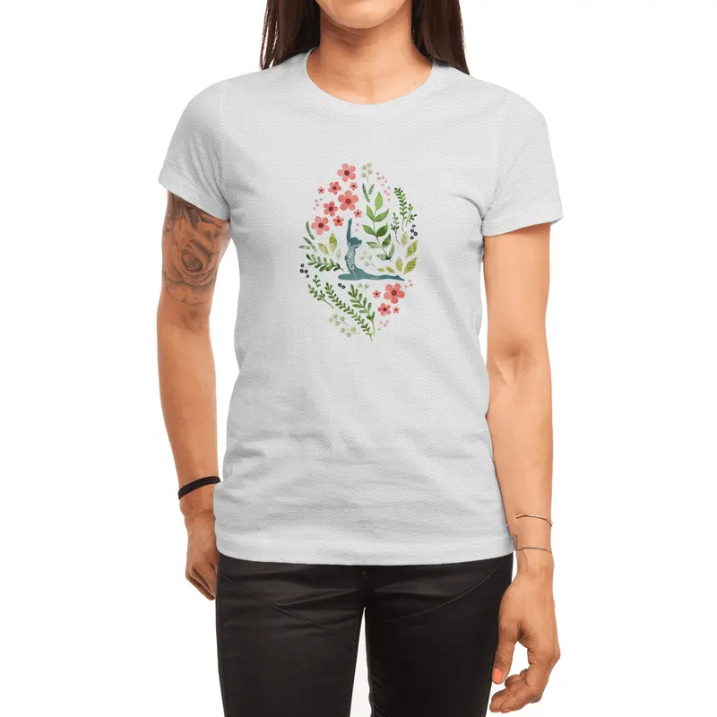 Spirit of yoga daisy Spor T-Shirt