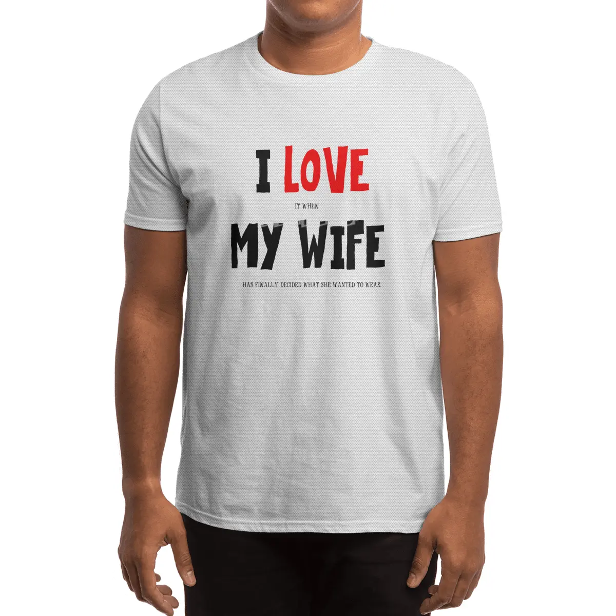 I Love My Wife (Between The Lines) Spor T-Shirt
