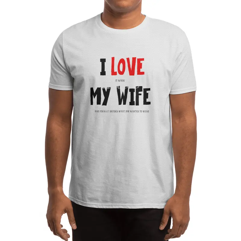 I Love My Wife (Between The Lines) Spor T-Shirt