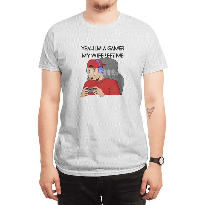 Yeah Im a Gamer My Wife Left Me Spor T-Shirt